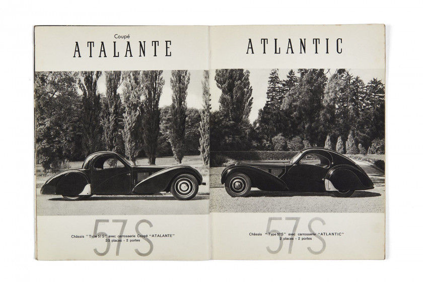 BUGATTI  Le Pur-Sang de l'Automobile - catalogue de 1937