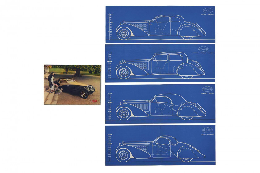 BUGATTI  Catalogue Type 57 de 1936