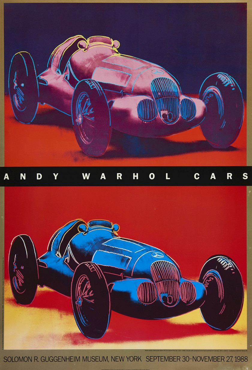 ANDY WARHOL CARS  D'après Andy WARHOL (1928-1987)