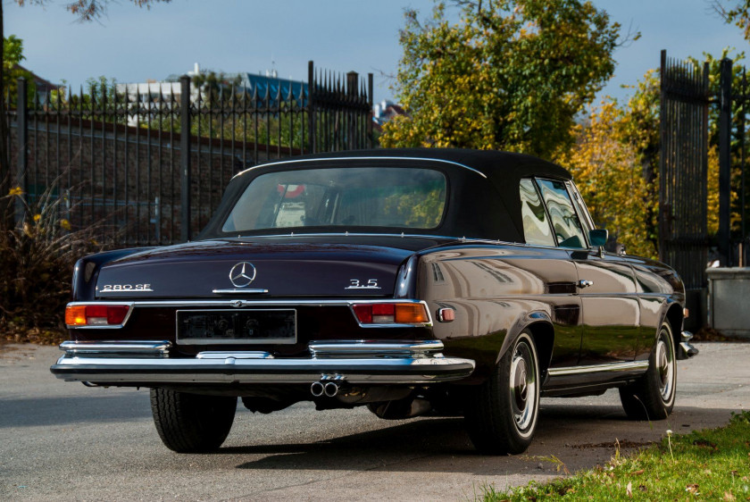 1970 Mercedes-Benz 280 SE 3.5L cabriolet