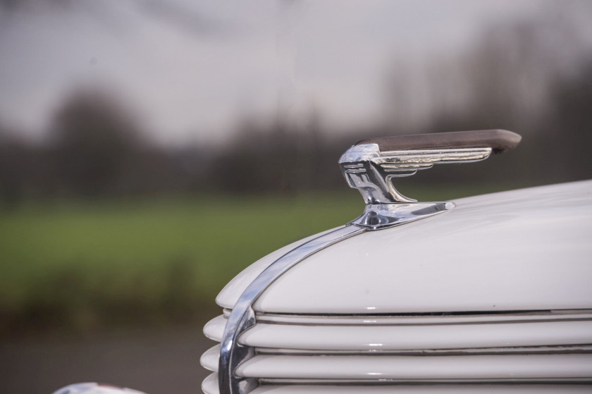 1939 Graham Paige Type 97 supercharged cabriolet Pourtout Carte grise françaiseChâssis n° 501 450- Histoire particulière, carrosserie P