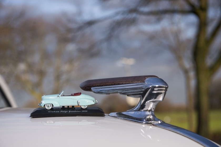1939 Graham Paige Type 97 supercharged cabriolet Pourtout Carte grise françaiseChâssis n° 501 450- Histoire particulière, carrosserie P