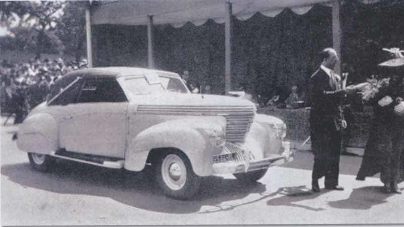 1939 Graham Paige Type 97 supercharged cabriolet Pourtout Carte grise françaiseChâssis n° 501 450- Histoire particulière, carrosserie P