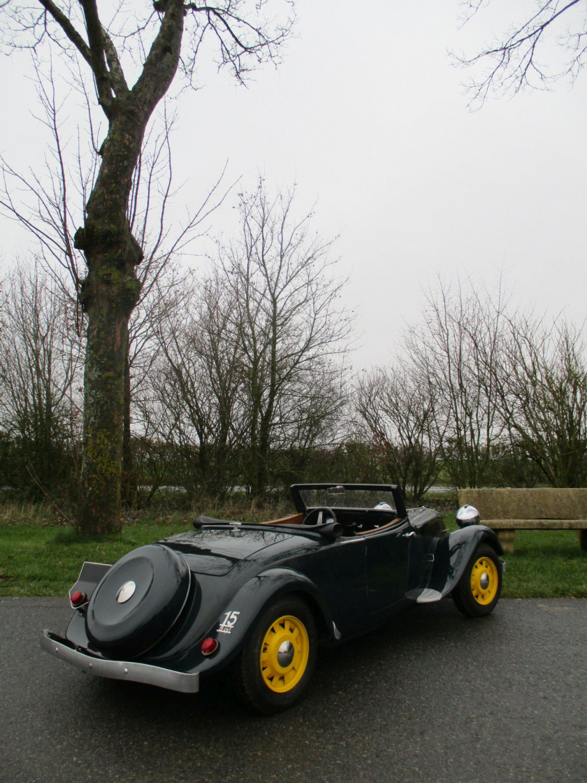 CITROEN TRACTION AVANT ROADSTER 15/6  Fabrication Erick de Pauw - circa 1990 - Edition limitée à 6 exemplaires