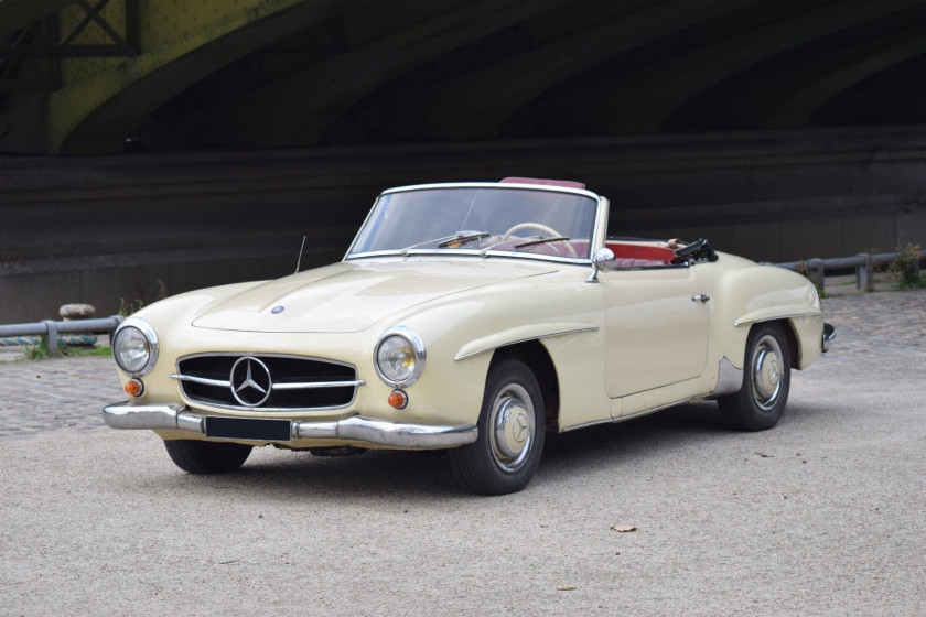 1961 Mercedes-Benz 190 SL No reserve Carte grise françaiseChâssis n° 12104010020902- Française d'origine, troisième main- Voiture incro