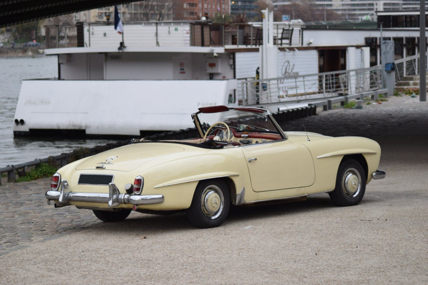 1961 Mercedes-Benz 190 SL No reserve Carte grise françaiseChâssis n° 12104010020902- Française d'origine, troisième main- Voiture incro
