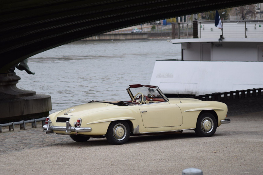 1961 Mercedes-Benz 190 SL No reserve Carte grise françaiseChâssis n° 12104010020902- Française d'origine, troisième main- Voiture incro