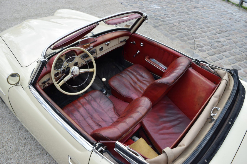 1961 Mercedes-Benz 190 SL No reserve Carte grise françaiseChâssis n° 12104010020902- Française d'origine, troisième main- Voiture incro