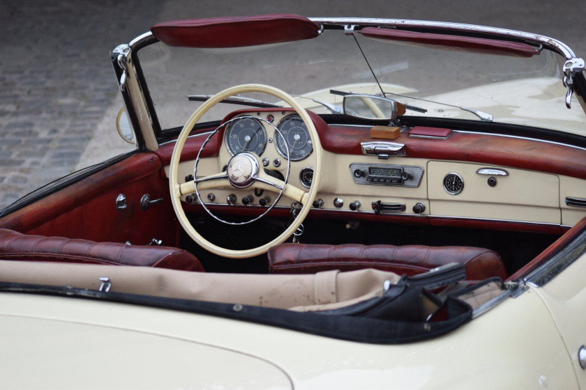 1961 Mercedes-Benz 190 SL No reserve Carte grise françaiseChâssis n° 12104010020902- Française d'origine, troisième main- Voiture incro