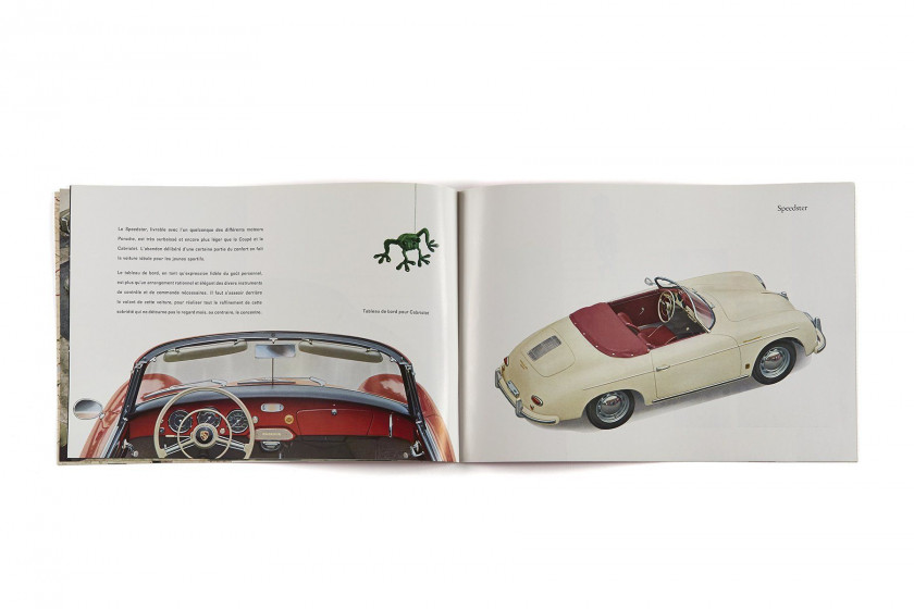 PORSCHE  Catalogue de 1957 - modèles 356 A et 550A