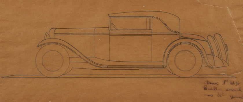 DEUX PROJETS DE CARROSSERIE  Cadillac et Hispano-Suiza