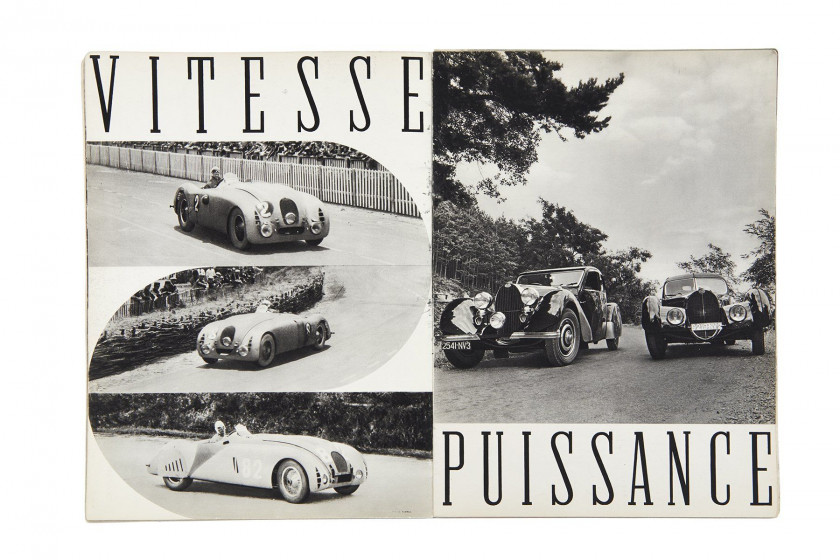 BUGATTI  Le Pur-Sang de l'Automobile - catalogue de 1937