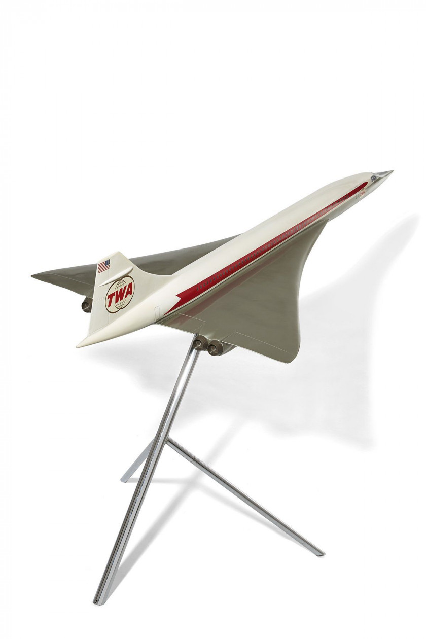 CONCORDE TWA  Maquette d'agence TWA, circa 1973