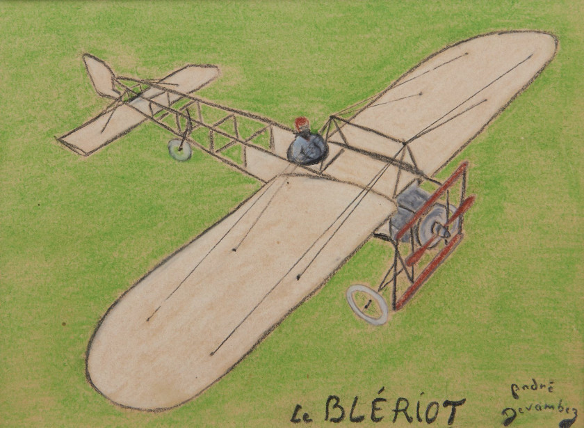 André DEVAMBEZ (1867-1944)  Le Blériot