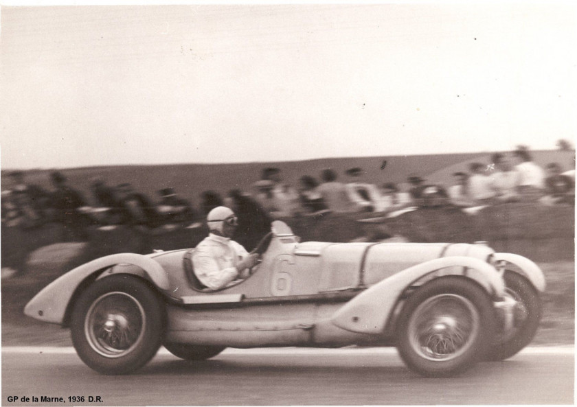 1936 Talbot Lago T150C Carte grise françaiseChâssis n°82930- Histoire sportive légendaire- 4 participations aux 24 Heures du Mans - His