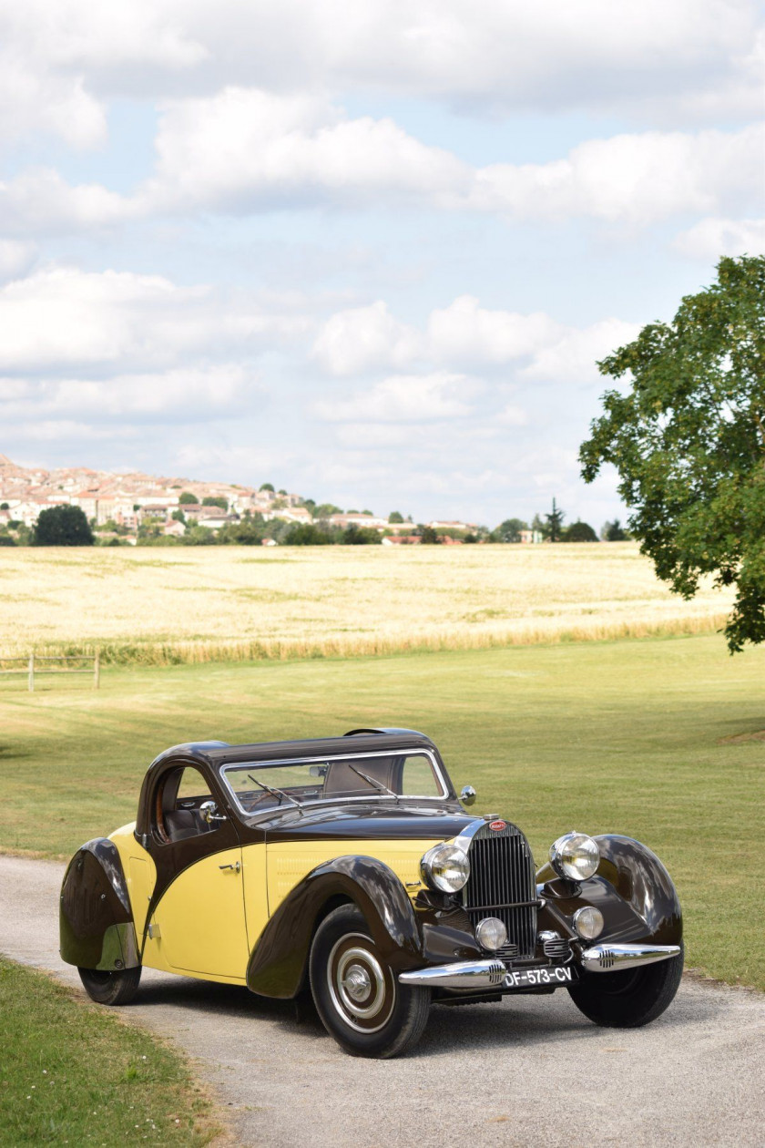 1935 Bugatti Type 57 Atalante découvrable Carte grise françaiseChâssis n° 57330Moteur n° 548 - 1ère Atalante à être présentée au Salon