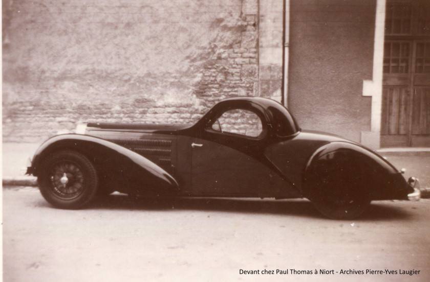 1935 Bugatti Type 57 Atalante découvrable Carte grise françaiseChâssis n° 57330Moteur n° 548 - 1ère Atalante à être présentée au Salon