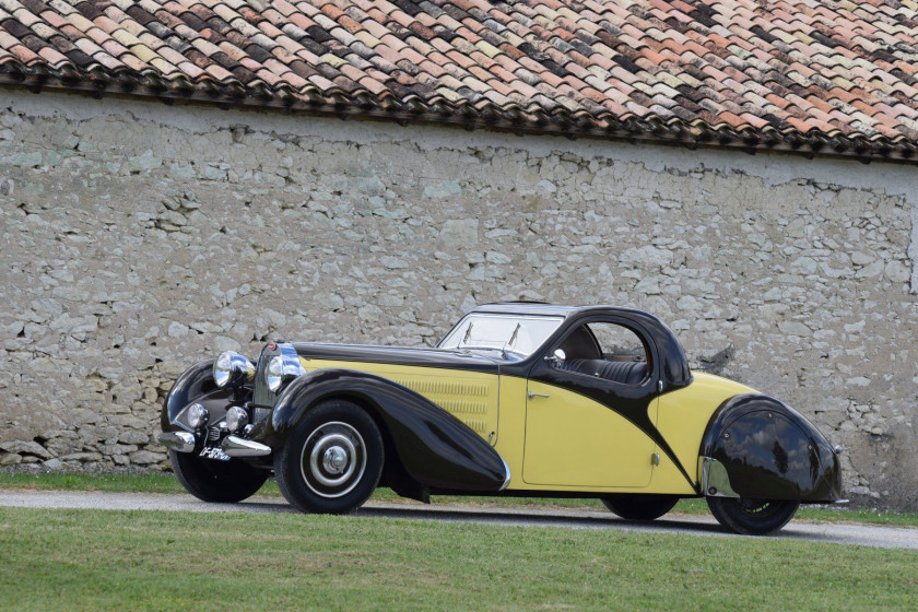 1935 Bugatti Type 57 Atalante découvrable Carte grise françaiseChâssis n° 57330Moteur n° 548 - 1ère Atalante à être présentée au Salon