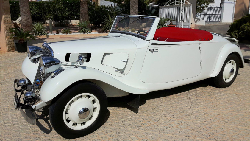 ¤ 1934 Citroën Traction 7 Sport Roadster  No reserve