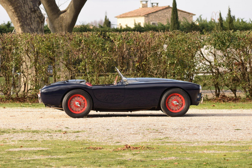 1956 AC Bristol roadster Carte grise françaiseChâssis N° BEX 211Moteur N° Type 100D 533- Restauration de haute qualité, " matching numb