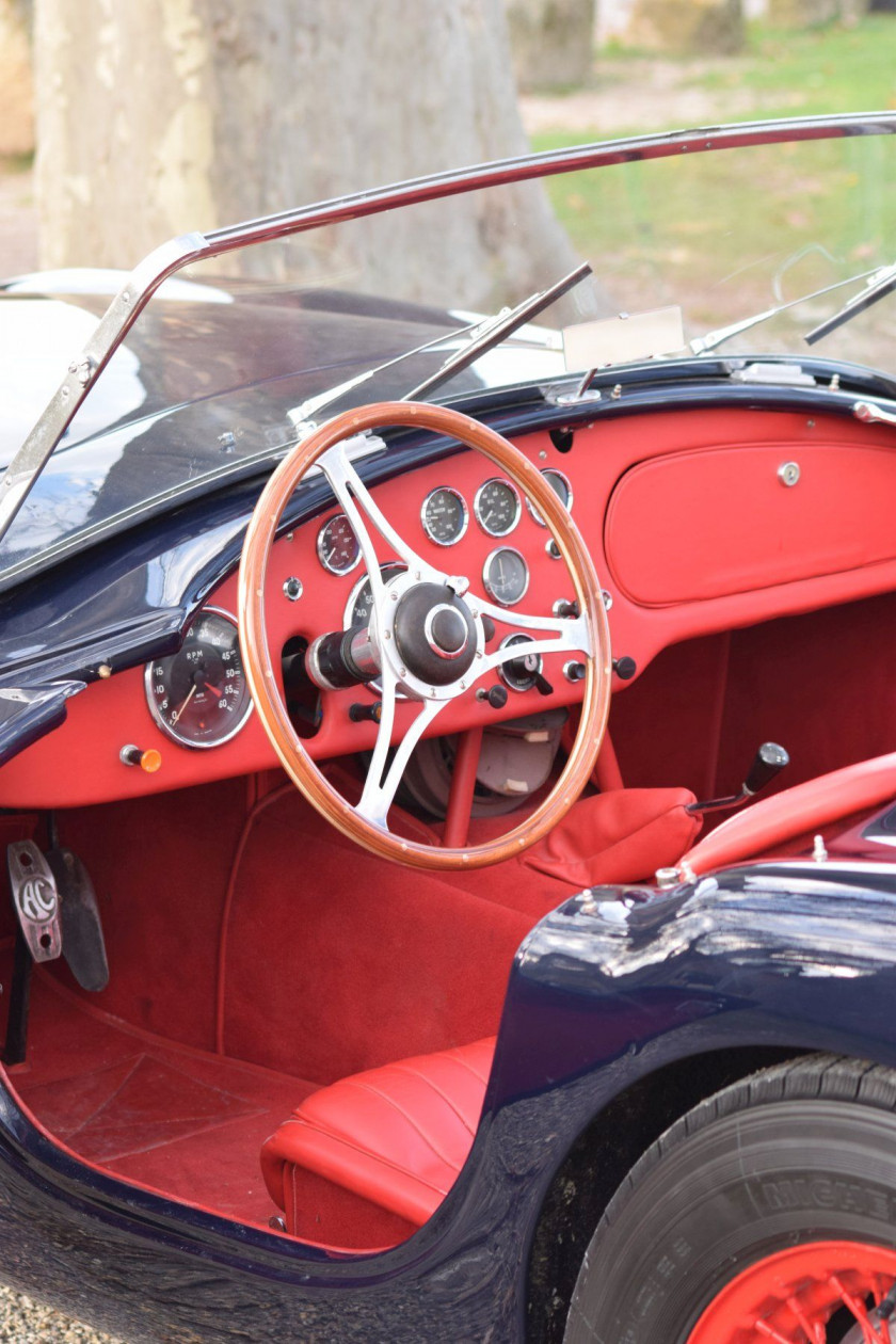 1956 AC Bristol roadster Carte grise françaiseChâssis N° BEX 211Moteur N° Type 100D 533- Restauration de haute qualité, " matching numb