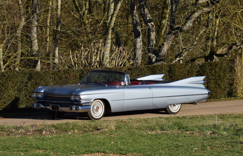 1959 Cadillac Series 62 Cabriolet ex-Albert Uderzo No reserve Carte grise françaiseChâssis n° 59FO11939Moteur n° 59FO11939- Prestigieus