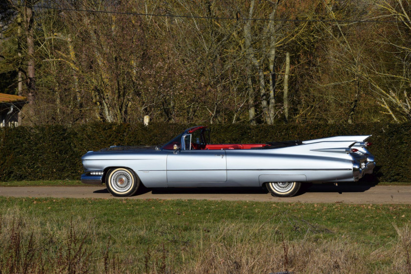 1959 Cadillac Series 62 Cabriolet ex-Albert Uderzo No reserve Carte grise françaiseChâssis n° 59FO11939Moteur n° 59FO11939- Prestigieus