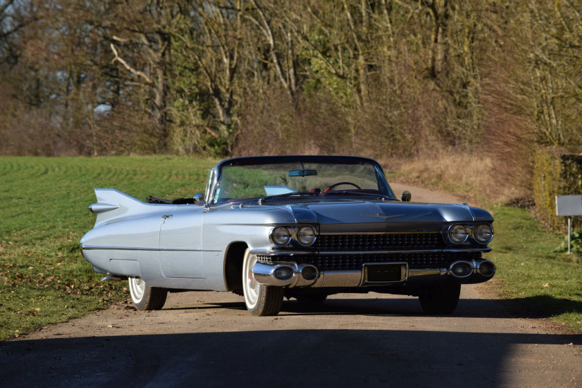 1959 Cadillac Series 62 Cabriolet ex-Albert Uderzo No reserve Carte grise françaiseChâssis n° 59FO11939Moteur n° 59FO11939- Prestigieus