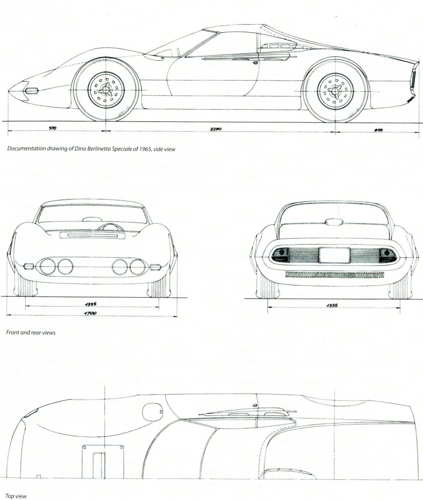 1965 Dino Berlinetta Speciale par Pininfarina  No reserve