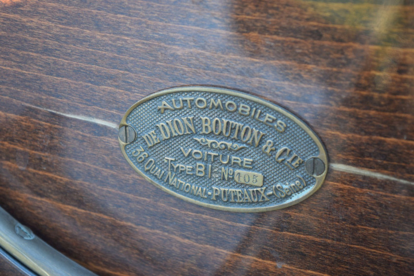 1908 De Dion Bouton Bi 15/18 HP double phaéton