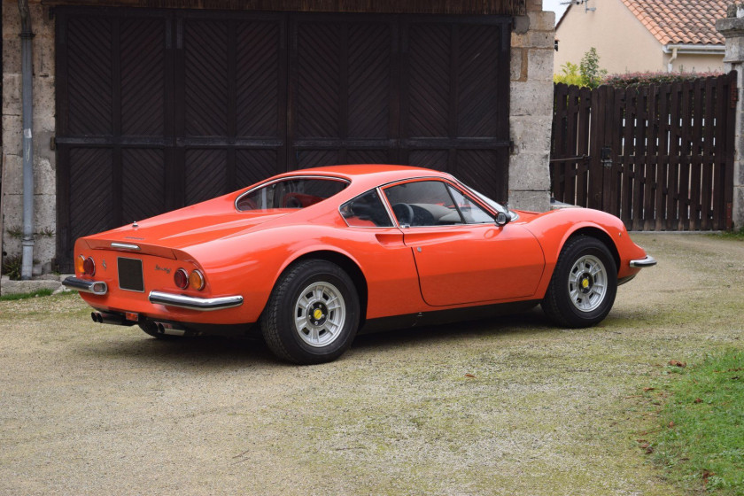 1974 Dino 246 GT "Tipo E" Carte grise françaiseChâssis n° 06416Moteur n°142536- Même propriétaire depuis 38 ans- Belle sellerie d'origi