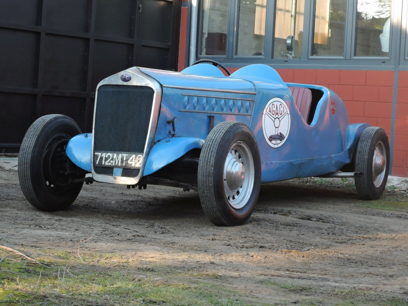 1937- 49 Delage D6-60 3 LSport Biplace ex-A.G.A.C.I. No reserve Carte grise françaiseChâssis n° 50490Moteur n° 61587- Voiture école off