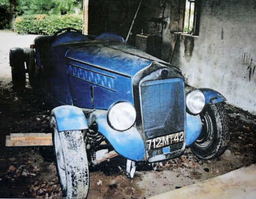 1937- 49 Delage D6-60 3 LSport Biplace ex-A.G.A.C.I. No reserve Carte grise françaiseChâssis n° 50490Moteur n° 61587- Voiture école off