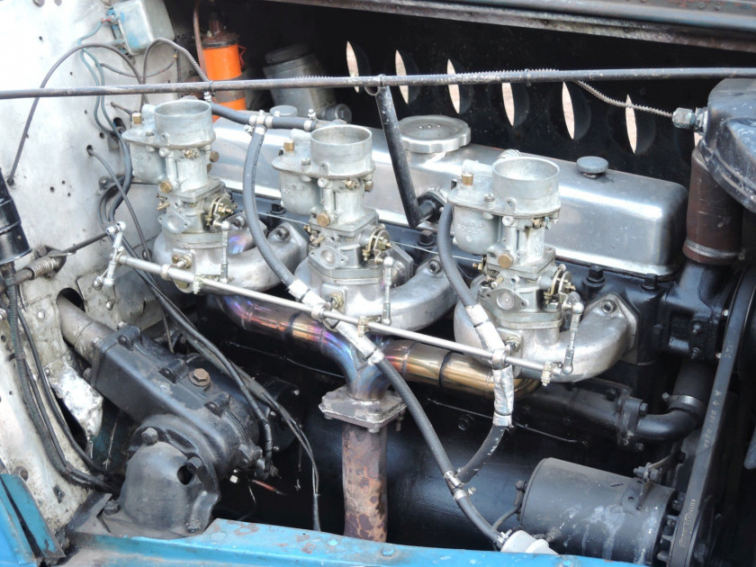 1937- 49 Delage D6-60 3 LSport Biplace ex-A.G.A.C.I. No reserve Carte grise françaiseChâssis n° 50490Moteur n° 61587- Voiture école off