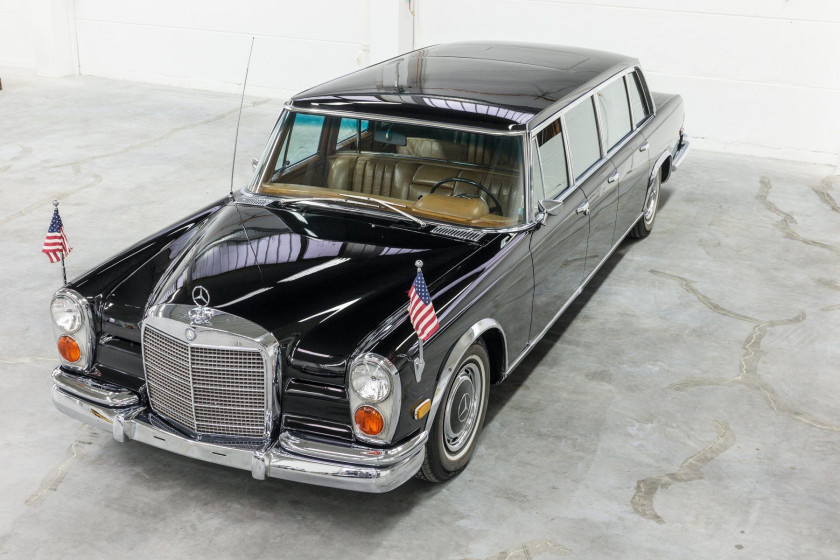 1971 Mercedes-Benz 600 Limousine Pullman six portes Titre de circulation américain Dédouanement dans l'UEChâssis n° 10001612001500- Ver