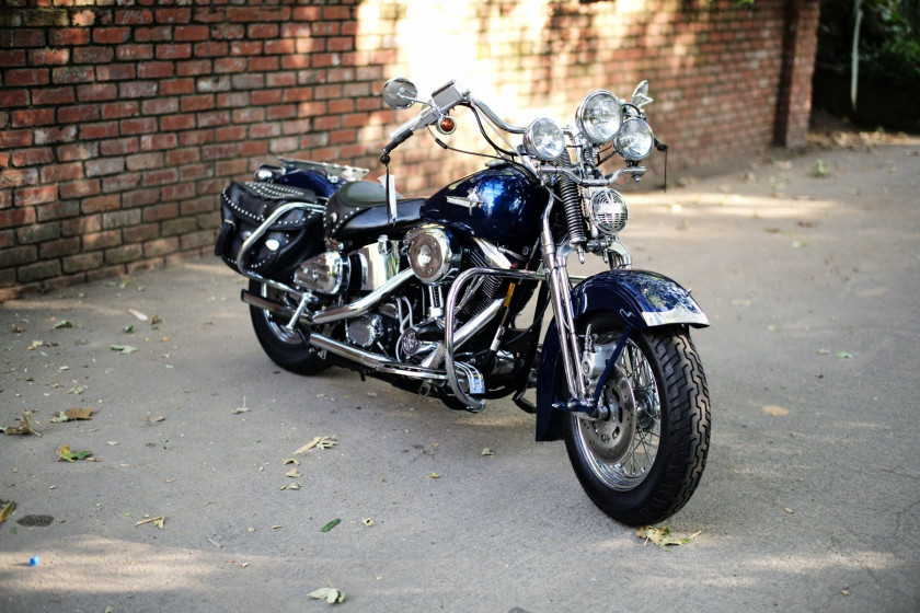 ¤ 1989 Harley Davidson Softail Springer 1340 cc Titre de circulation américainCadre n° 1HD1BLL12KY021763- Provenance unique et exceptio