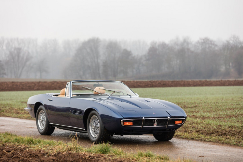 1970 Maserati Ghibli Spyder 4.7L Titre de circulation allemandChâssis n° AM115/S*1161Moteur n° AM115/S*1161- Un des quelques 90 Ghibli