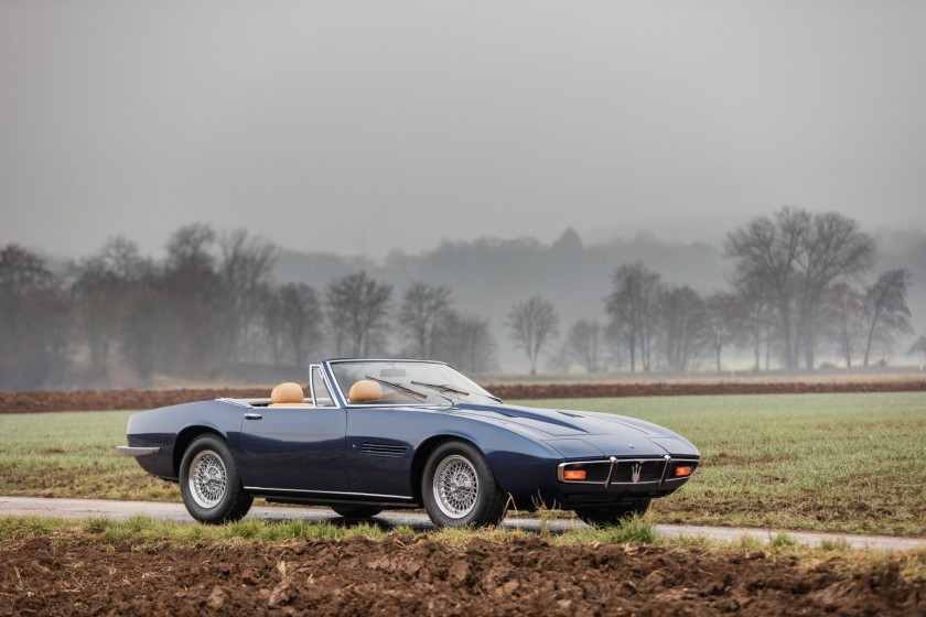 1970 Maserati Ghibli Spyder 4.7L Titre de circulation allemandChâssis n° AM115/S*1161Moteur n° AM115/S*1161- Un des quelques 90 Ghibli