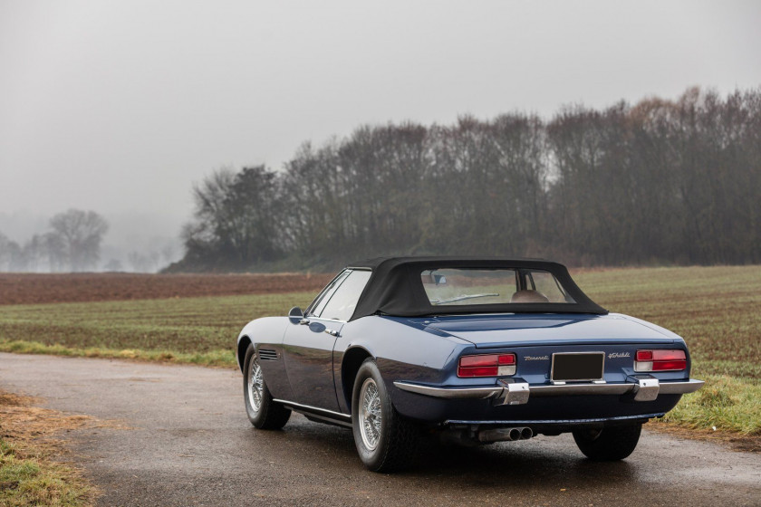 1970 Maserati Ghibli Spyder 4.7L Titre de circulation allemandChâssis n° AM115/S*1161Moteur n° AM115/S*1161- Un des quelques 90 Ghibli