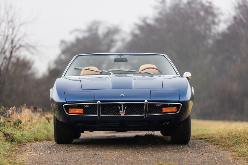 1970 Maserati Ghibli Spyder 4.7L Titre de circulation allemandChâssis n° AM115/S*1161Moteur n° AM115/S*1161- Un des quelques 90 Ghibli