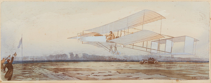 Ernest MONTAUT 1879-1909 Grand Prix de l'Aviation