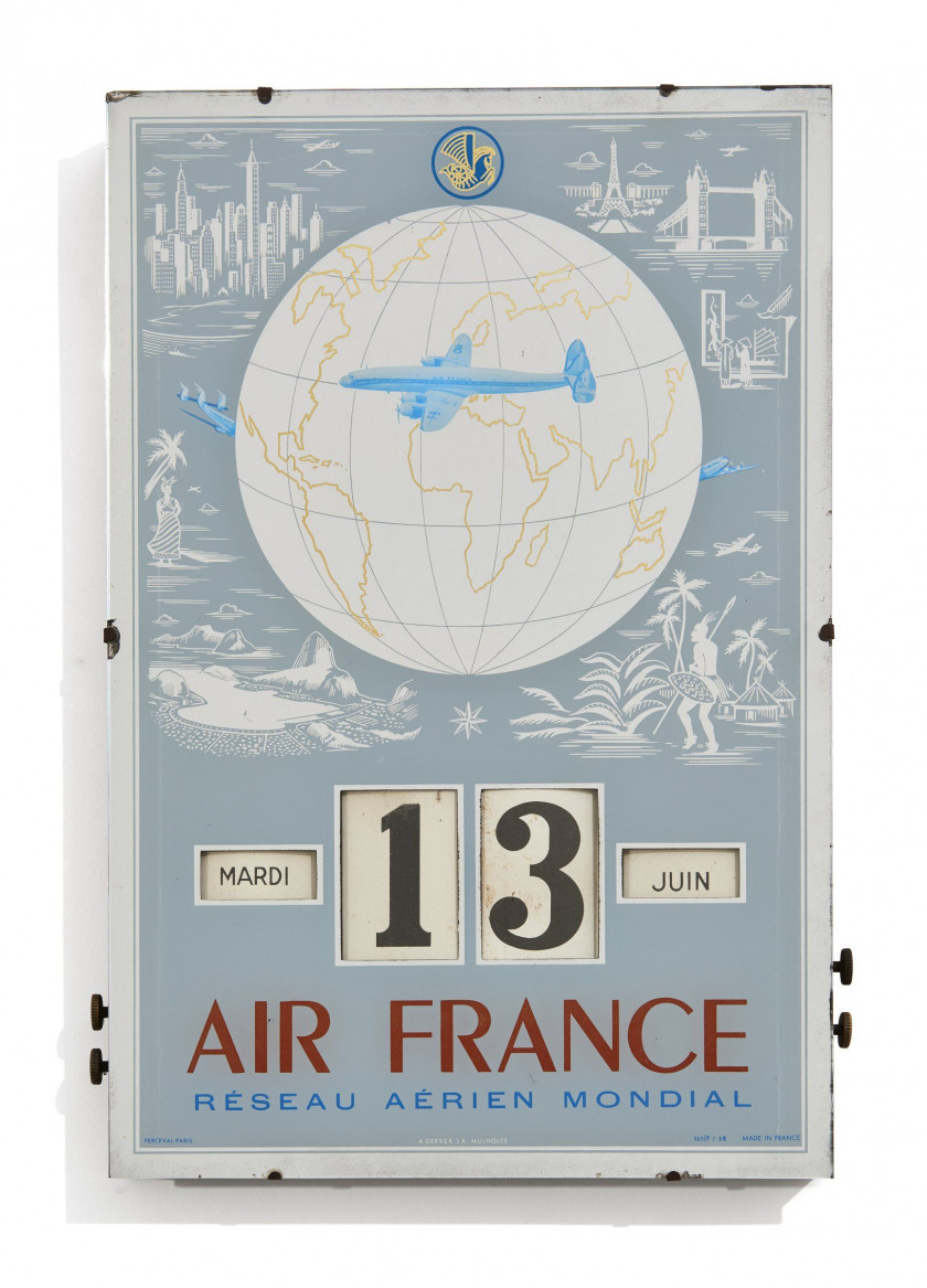 AIR FRANCE  Calendrier perpétuel