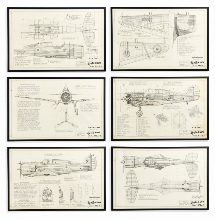 Chuck HAFNER  Curtiss Hawk, Model H75A-3