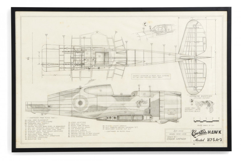 Chuck HAFNER  Curtiss Hawk, Model H75A-3