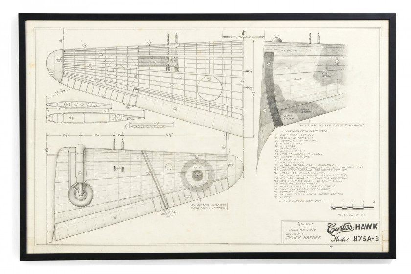 Chuck HAFNER  Curtiss Hawk, Model H75A-3