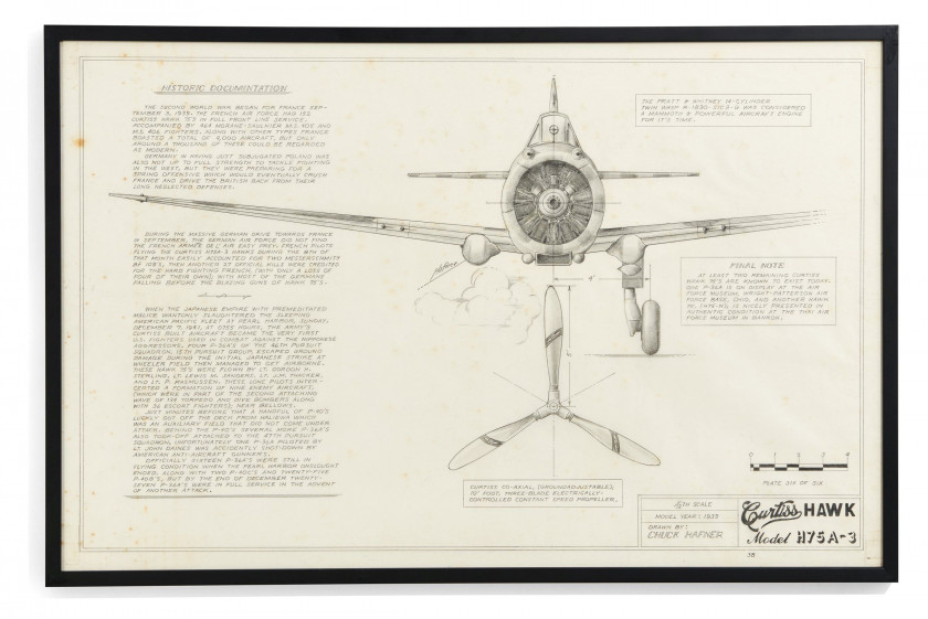 Chuck HAFNER  Curtiss Hawk, Model H75A-3