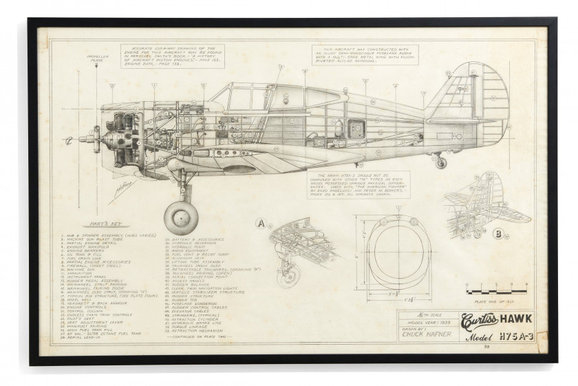 Chuck HAFNER  Curtiss Hawk, Model H75A-3