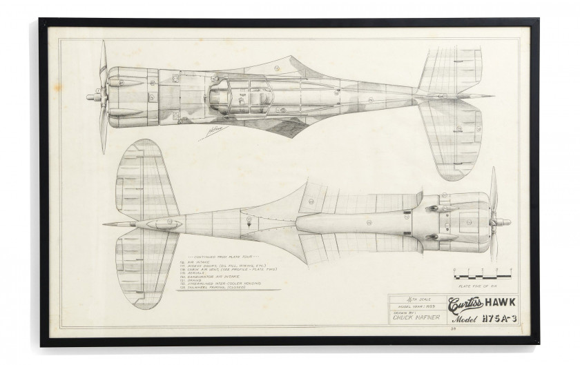 Chuck HAFNER  Curtiss Hawk, Model H75A-3