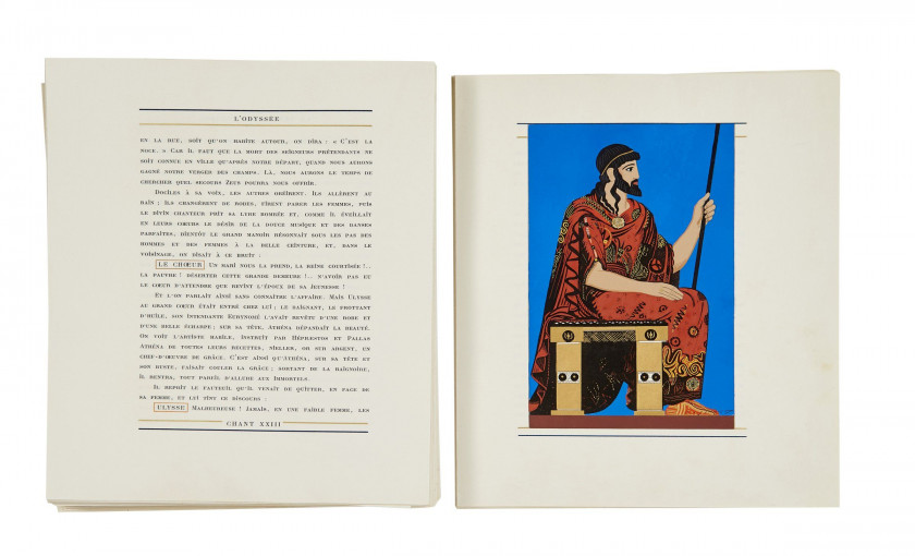 HOMÈRE François-Louis SCHMIED -08.. ?-08.. ? & 1873-1941 L'Odyssée