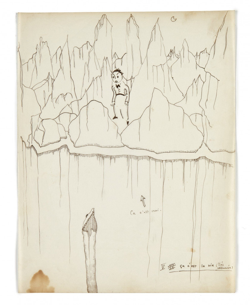 Antoine de SAINT-EXUPÉRY 1900-1944 Suite de 11 dessins originaux